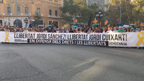 Así se vive la marcha en Barcelona