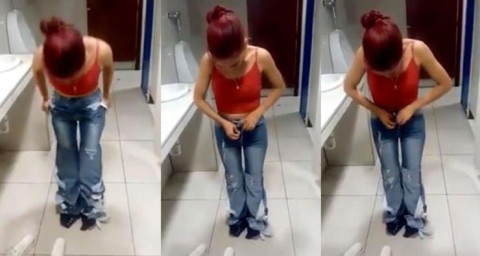 Venezolana aplica insólita estrategia para robarse ocho pantalones 