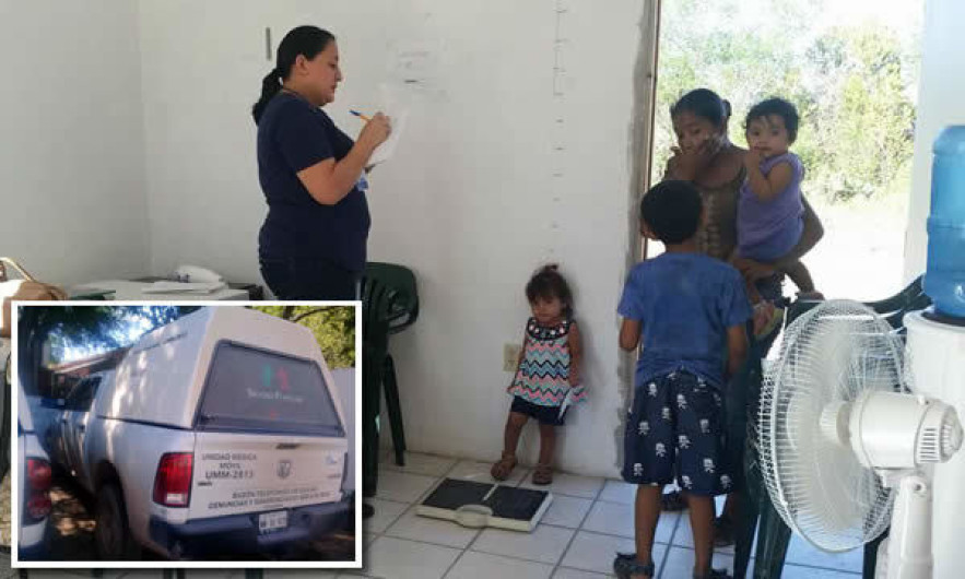 Unidades Médicas Móviles brinda atención a comunidades rurales