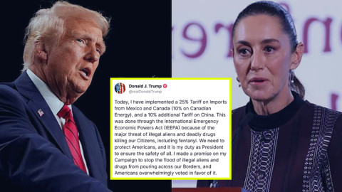 Destaca Trump despliegue de 10 mil soldados mexicanos en la frontera; confirma pausa de aranceles por un mes