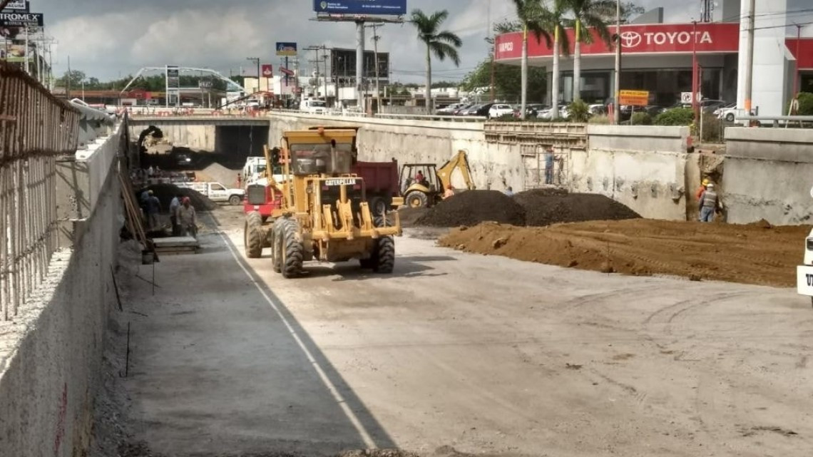 En 15 días abren carriles de baja del paso inferior vehicular San Pedro