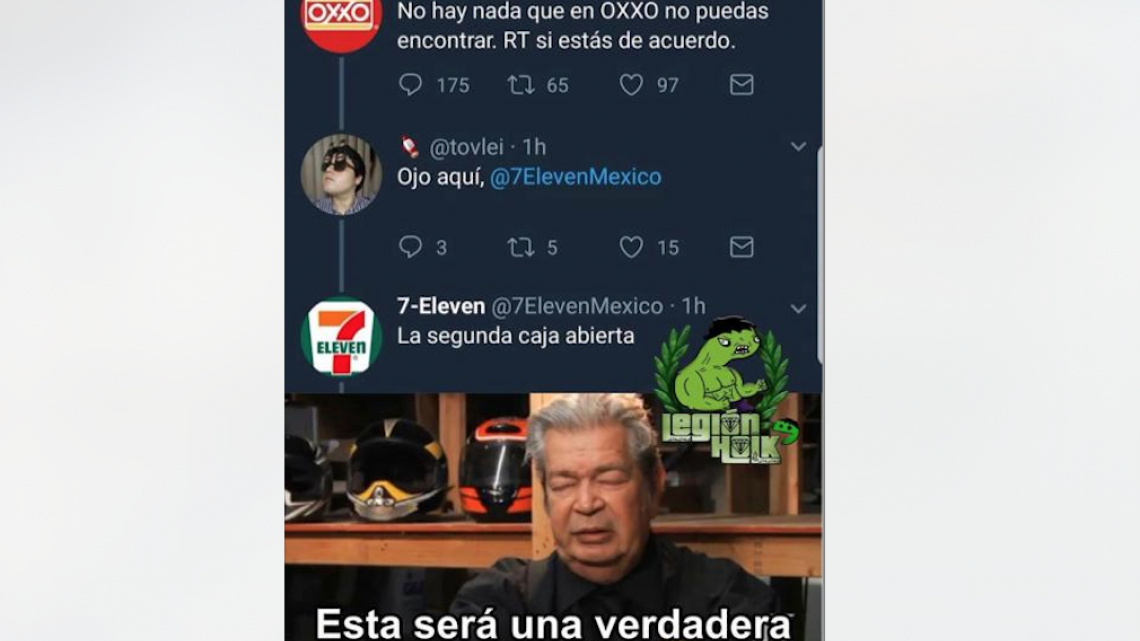 El trolleo de 7-Eleven a Oxxo y los memes