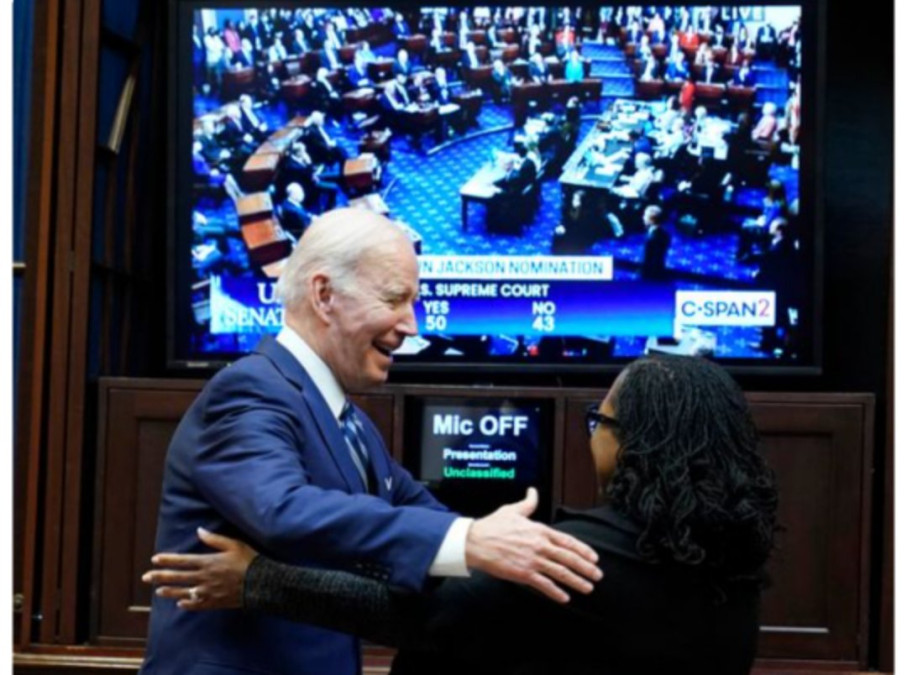 Corte Superior recibe a Ketanji Brown Jackson, primera jueza de color