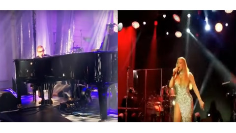 Mariah Carey y Elton John cantan en boda por 4.2 millones de dólares