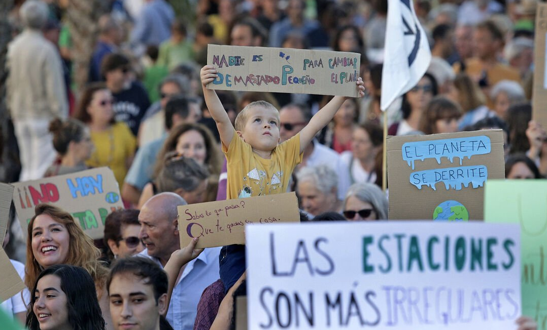 Millones marchan en el mundo por el cambio climático