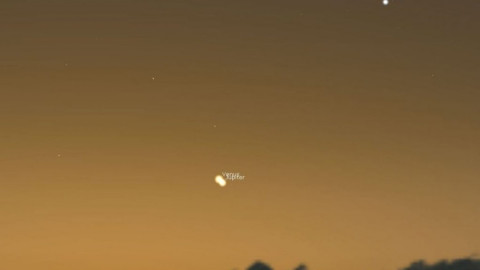 Júpiter y Venus se alinearán en la misma zona del cielo