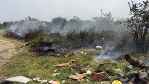 Intensa ola de calor incrementa incendios en solares baldíos