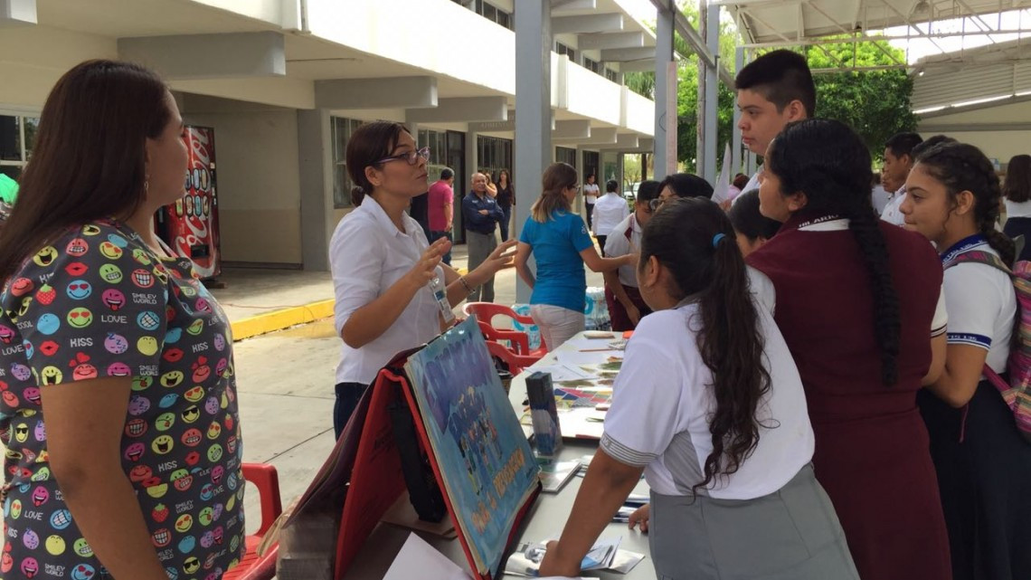 Celebran la semana del bienestar en el CBTis 135 