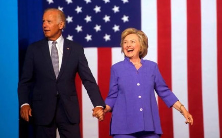 Hilary Clinton expresa su apoyo a Joe Biden