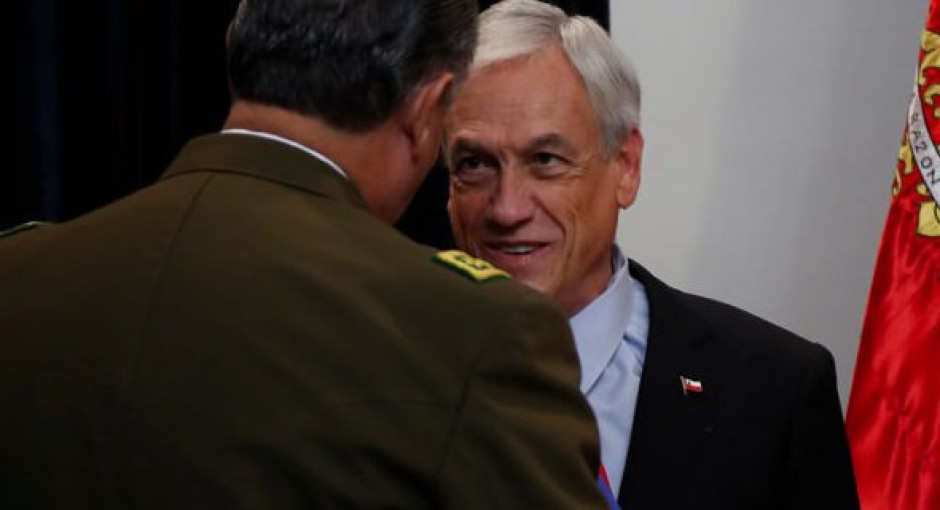 Acepta Piñera renuncia de jefe policial 