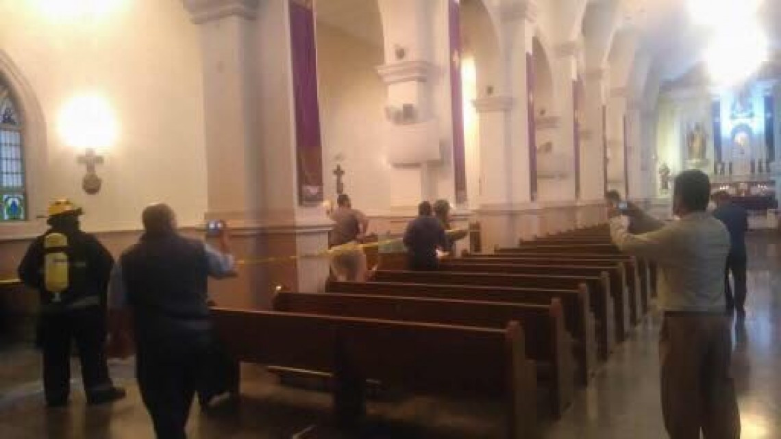 Sufre atentado catedral de Matamoros