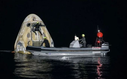 Regresa a la Tierra nave de SpaceX