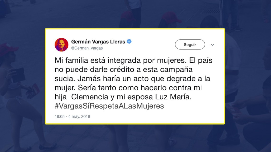 Mujeres en bikini reparten propaganda electoral en Colombia