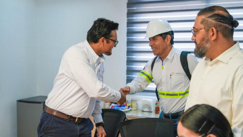 Visita SEDENER construcción de central de cogeneración de energía en Ciudad Mante