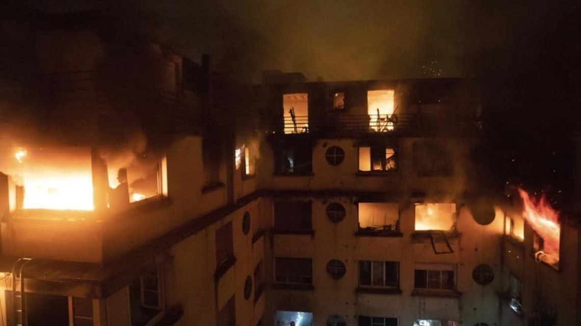 Mueren 10 personas en incendio de edificio en París