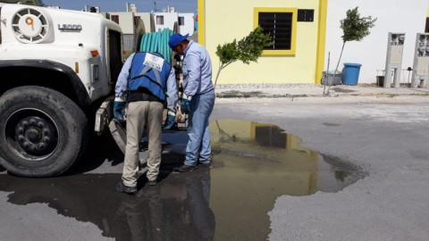 Normalizan servicio de drenaje en Hacienda del Sol