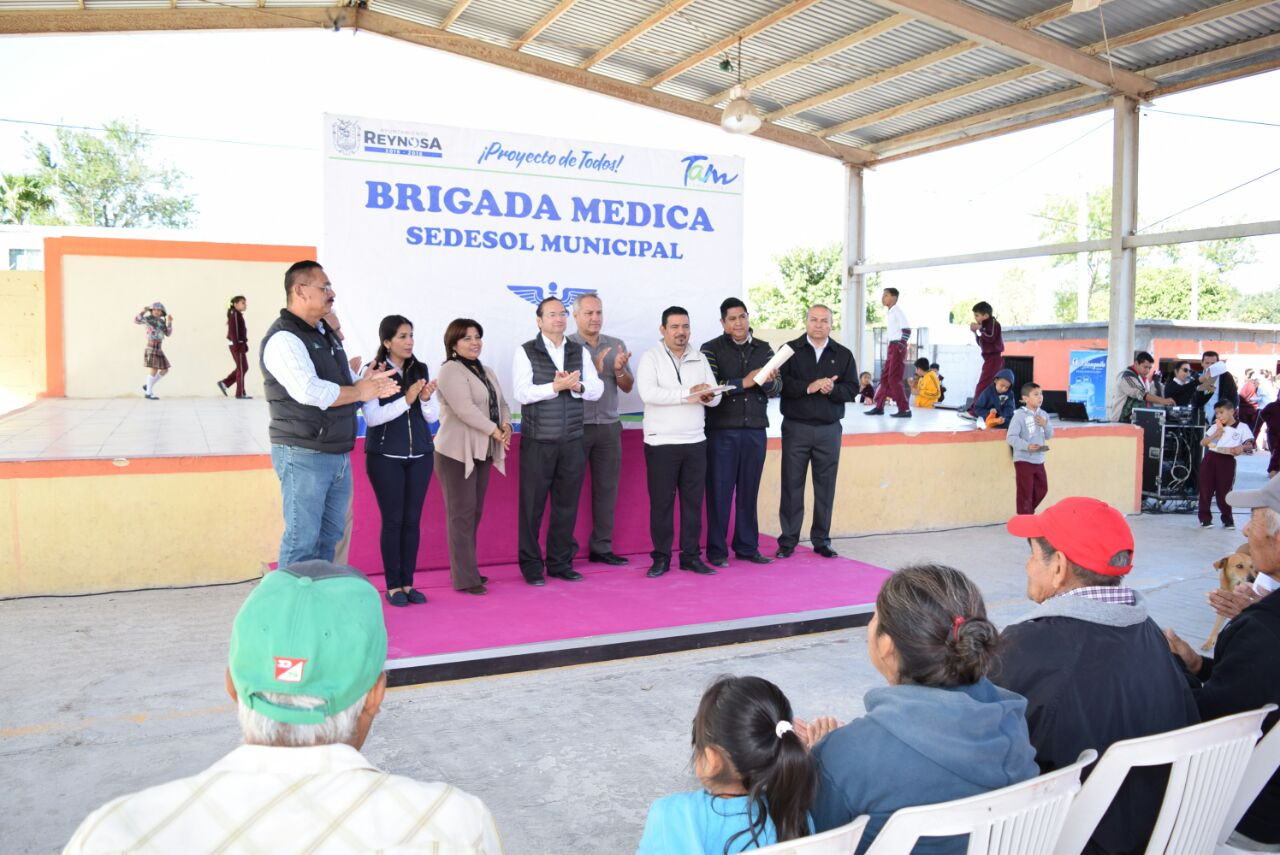 Realiza Sedesol Brigada Médica en la Américo Villarreal 