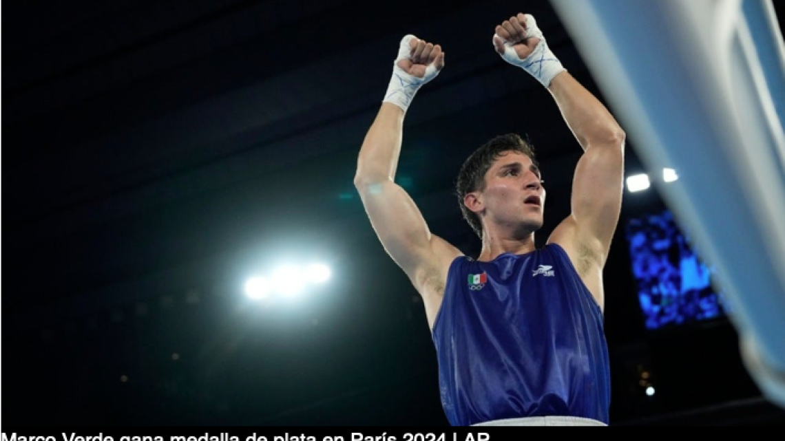 Marco Verde gana medalla de plata en boxeo olímpico en París 2024