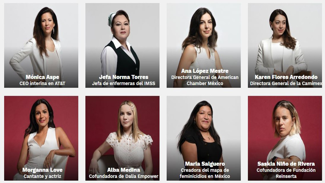 Ellas son las 100 mujeres mexicanas más poderosas del 2020, según la revista Forbes