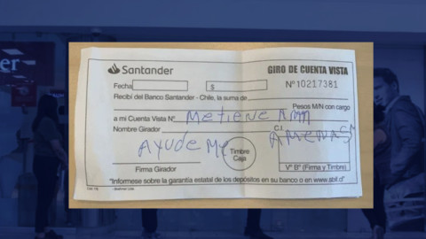 Hombre secuestrado pide ayuda en ficha bancaria y es rescatado 