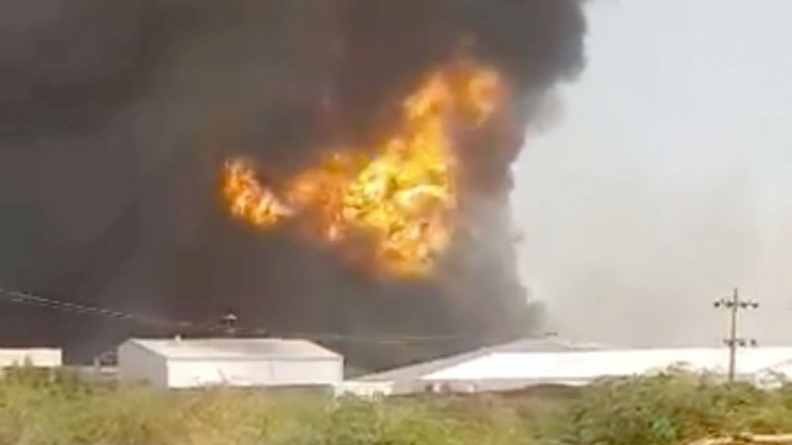Incendio en zona industrial de Sudán deja 24 muertos