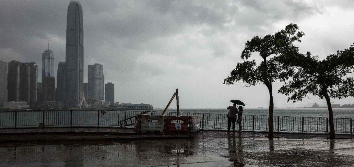 Tifón Khanun toca tierra en China