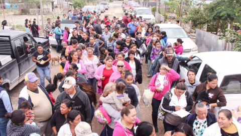 Entrega DIF Reynosa apoyos a familias ante bajas temperaturas