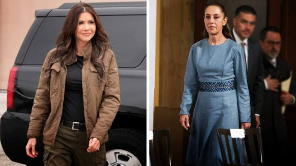 Kristi Noem, secretaria de Seguridad de EU se reunirá el viernes con Sheinbaum