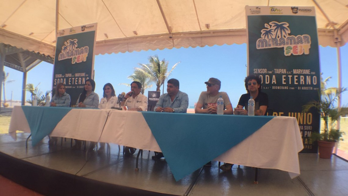 Soda Eterno invita hoy a que asistan al Miramar Fest
