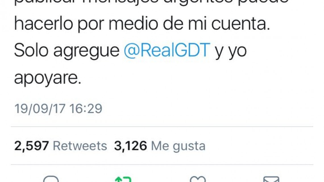 Nuevas tecnologías crean llamados de apoyo por sismo