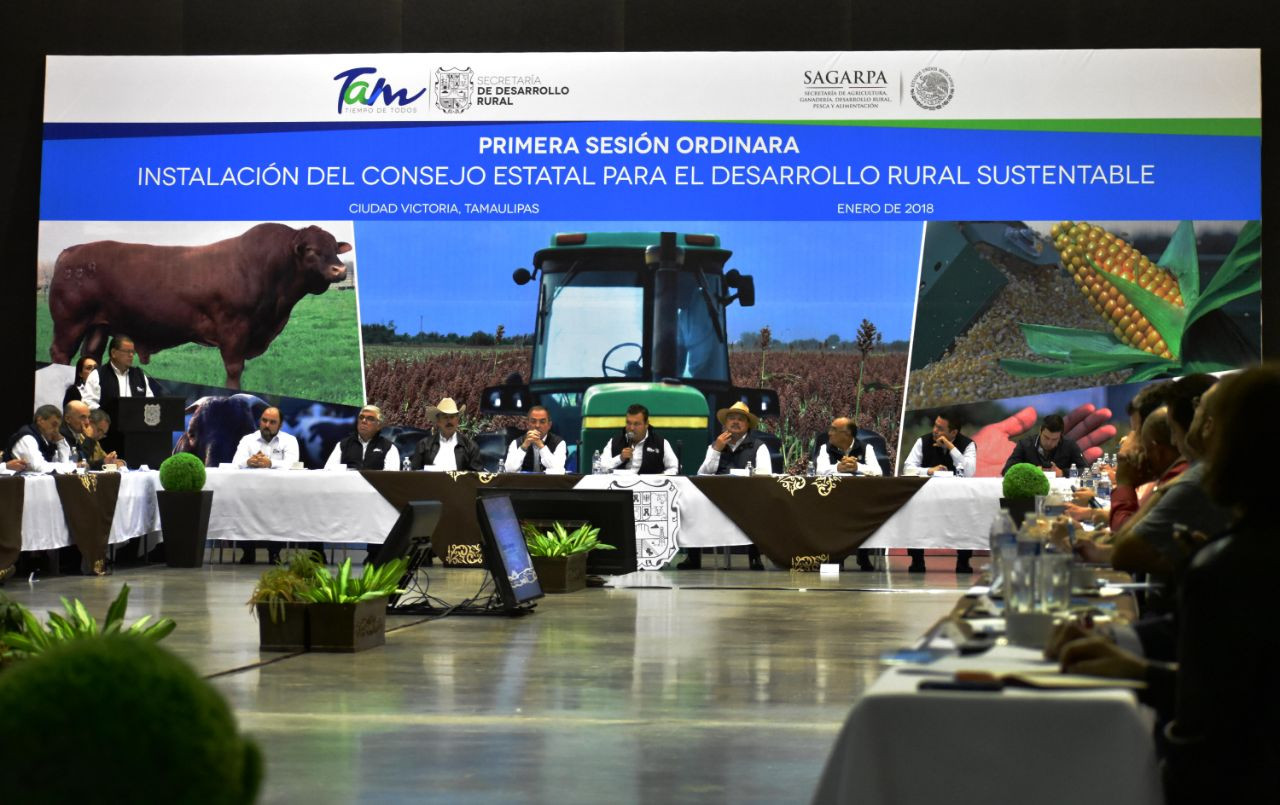 Instalan Consejo Estatal para el Desarrollo Rural Sustentable
