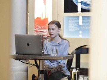 Greta Thunberg dona 100 mil dólares a la Unicef