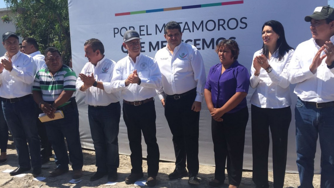 Arranca programa de pavimentación de calles en Matamoros 