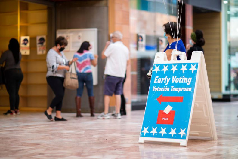 Más de 60 millones de votantes en EU durante votación anticipada 