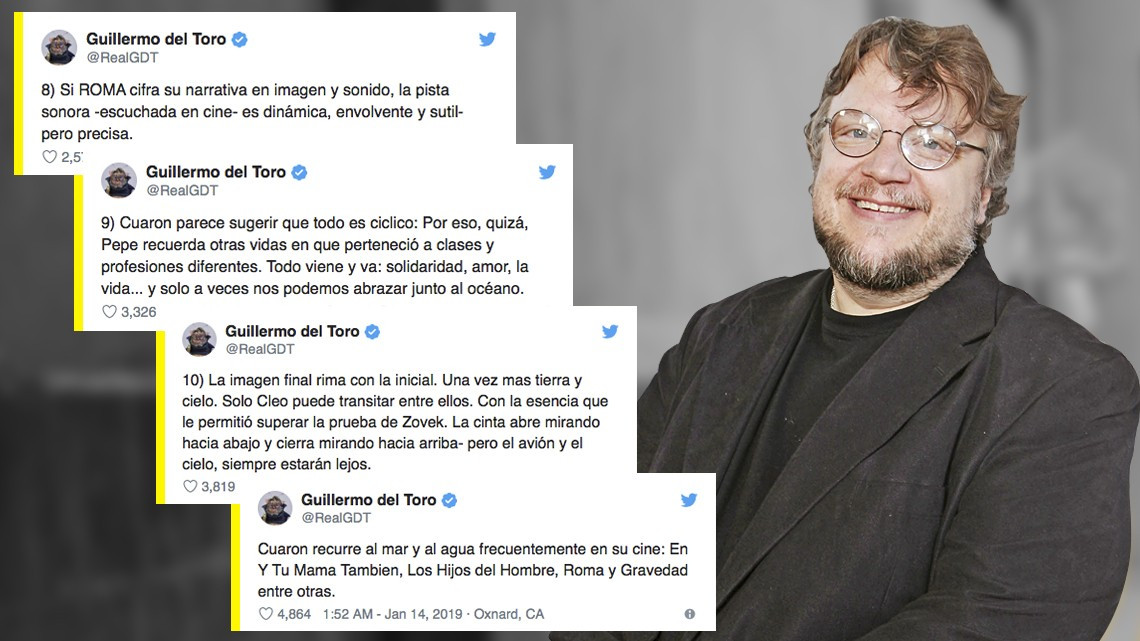 Los 10 puntos para entender Roma según Guillermo del Toro