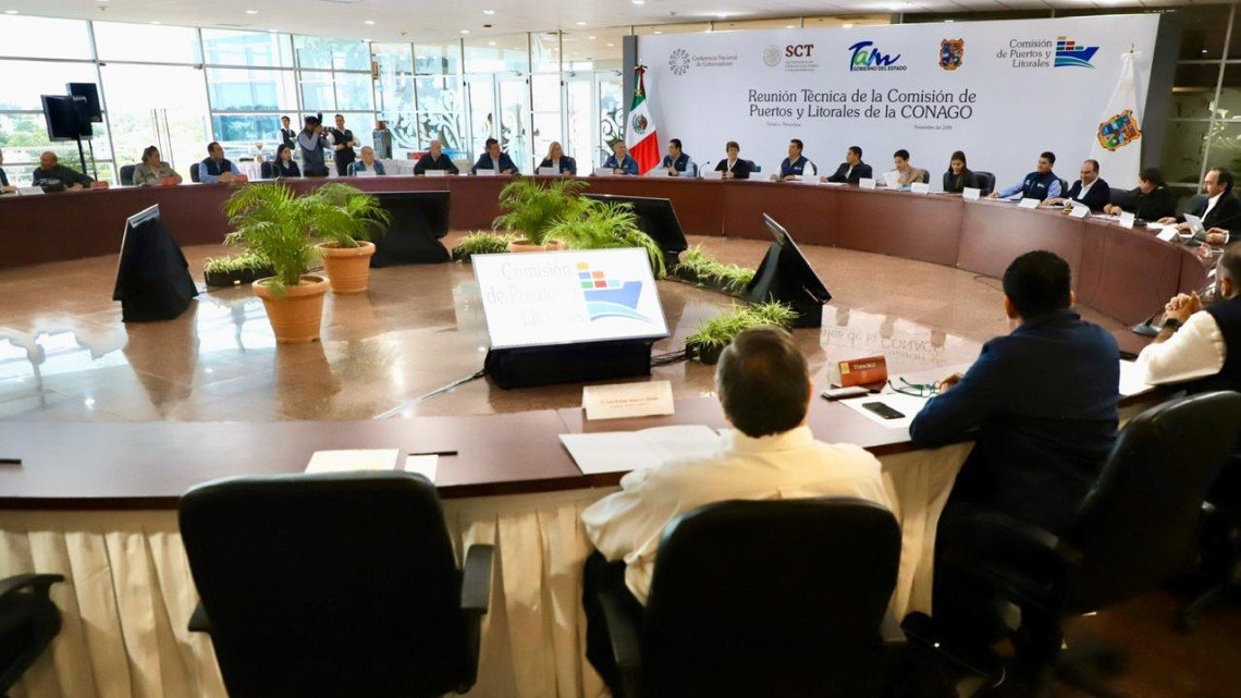 Presente Alma Laura Amparán en reunión técnica de Comisión de Puertos y Litorales de la CONAGO