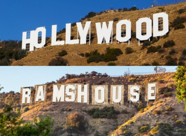 Hollywood cambia su letrero por el triunfo del Super Bowl LV