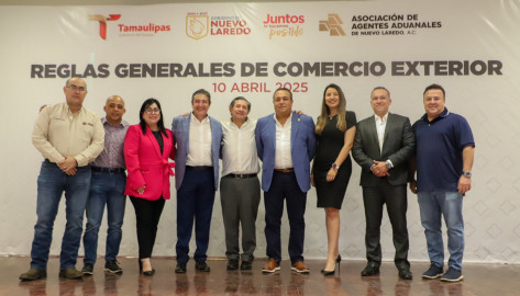 Capacitan a más de 250 profesionales en reglas generales de comercio exterior en Nuevo Laredo 