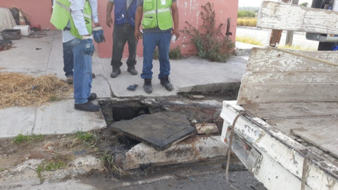 Atención efectiva de COMAPA en las líneas generales de drenaje