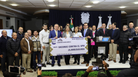 Entregan recursos para la 4° Campaña contra el VPH