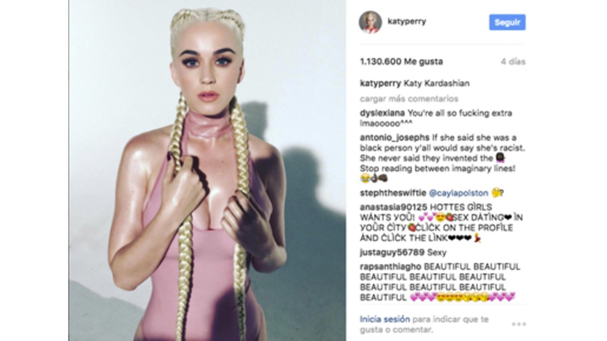 Katy Perry sorprende Instagram con foto al estilo Kardashian