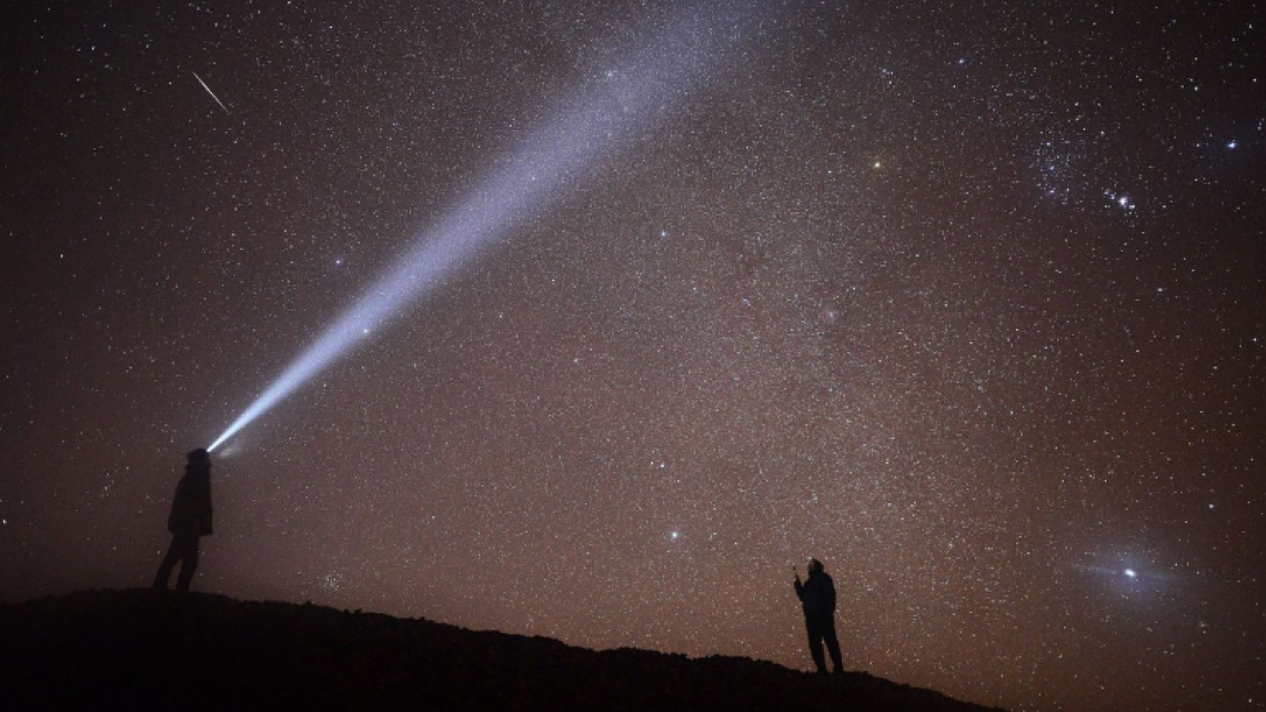 Así se ha vivió la lluvia de las Gemínidas