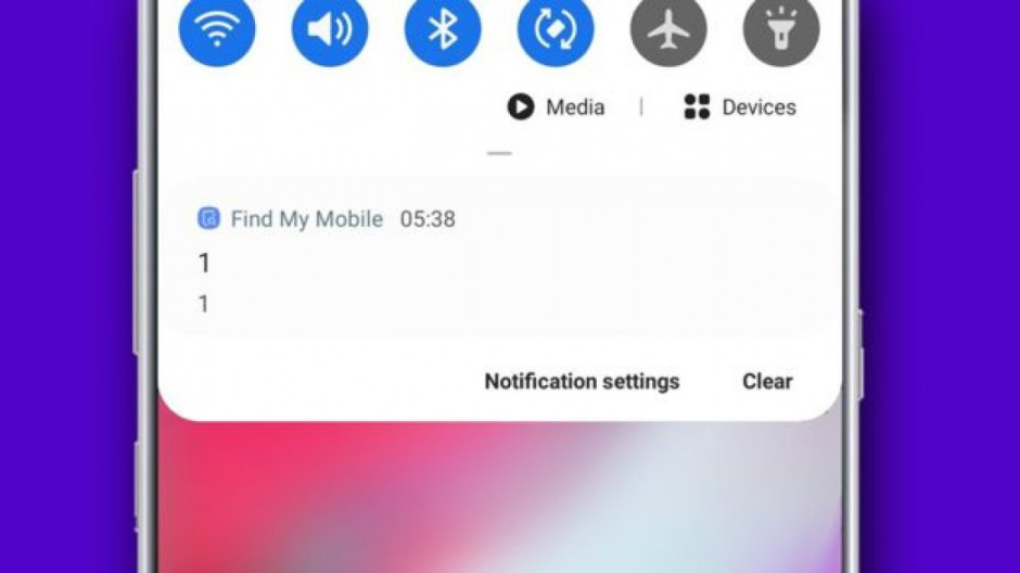 Samsung aclara extraño mensaje vía Find My Mobile