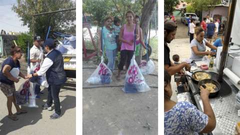 Damnificados por lluvias en Nuevo Laredo reciben apoyo