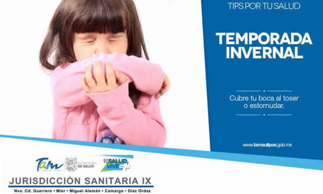 Exhorta Jurisdiccion IX protegerse del frío y vacunarse