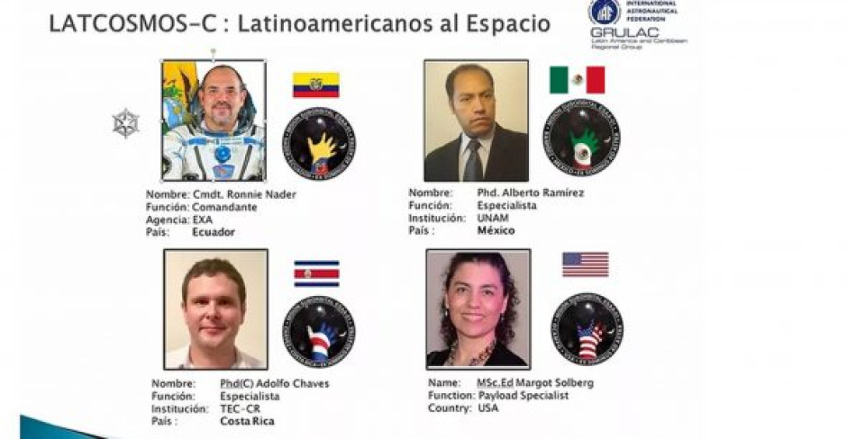 Ingeniero de la UNAM participará en primer misión espacial latinoamericana