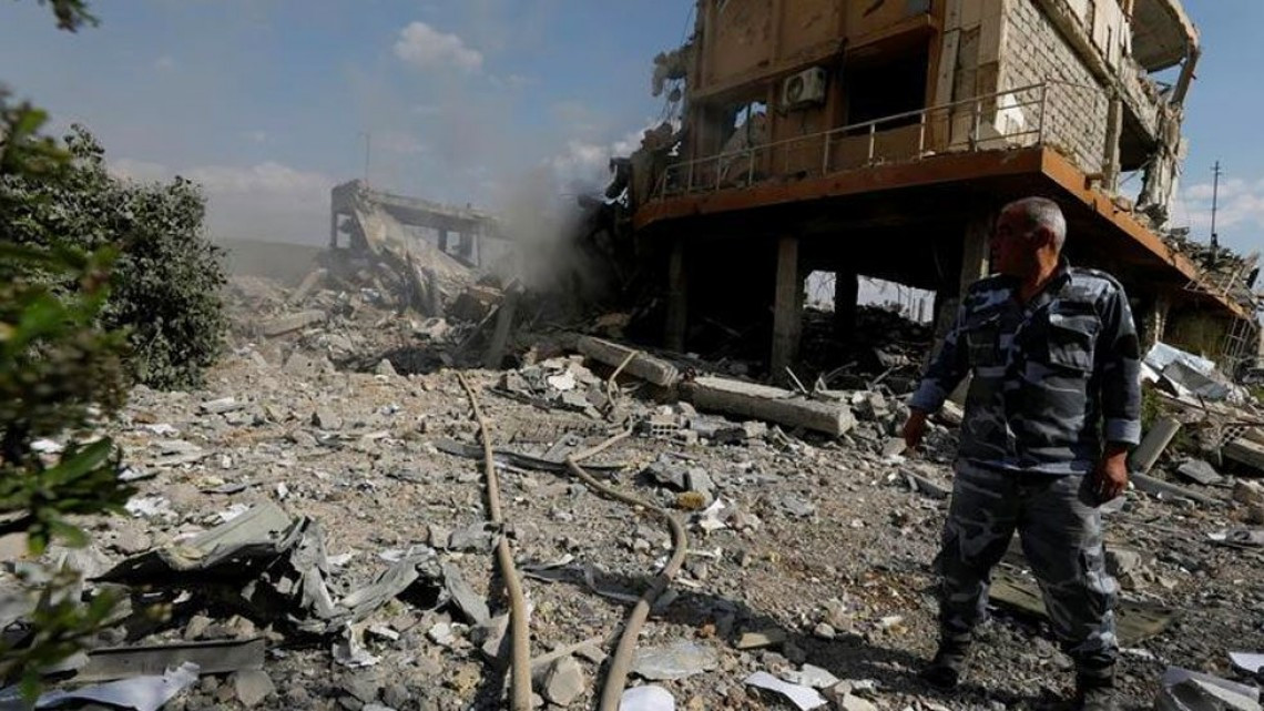 El bombardeo a Siria en Imagenes