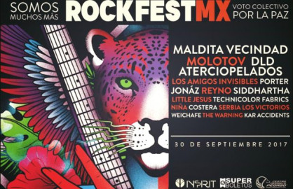 Rockfest Mx se llevó a cabo recaudando siete toneladas de ayuda