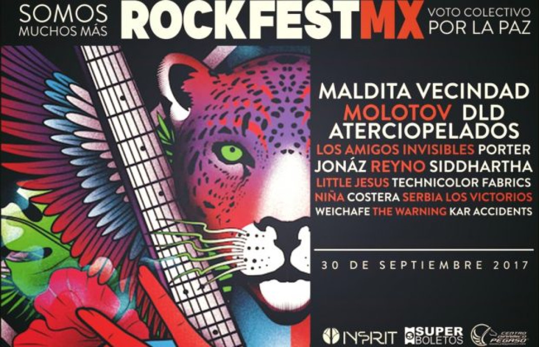 Rockfest Mx se llevó a cabo recaudando siete toneladas de ayuda
