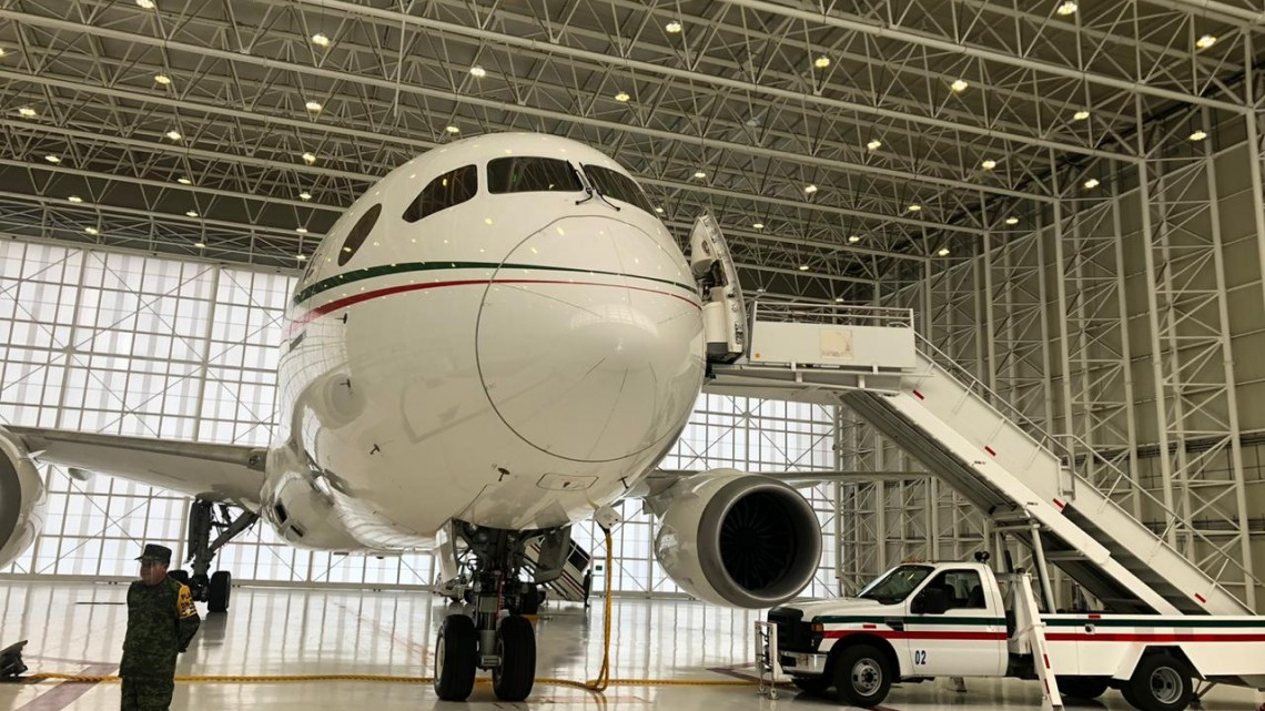Así luce el interior del avión presidencial 